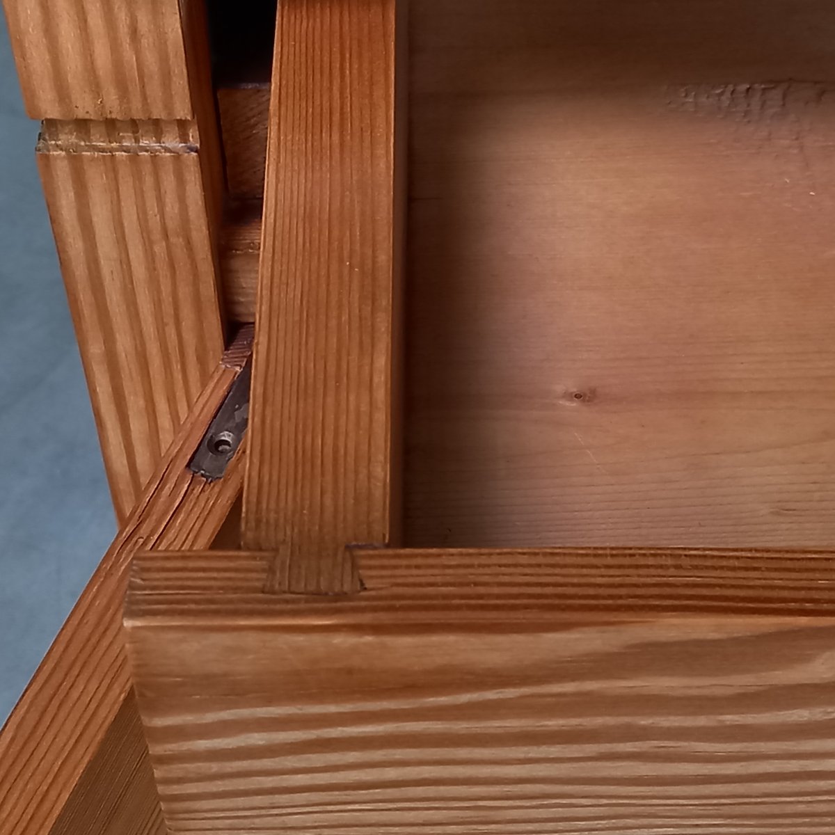 A Unique Piece Of Furniture Made Of Pine With Wood Carvings-photo-3