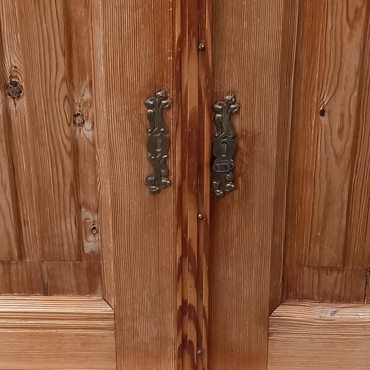 A Unique Piece Of Furniture Made Of Pine With Wood Carvings-photo-6