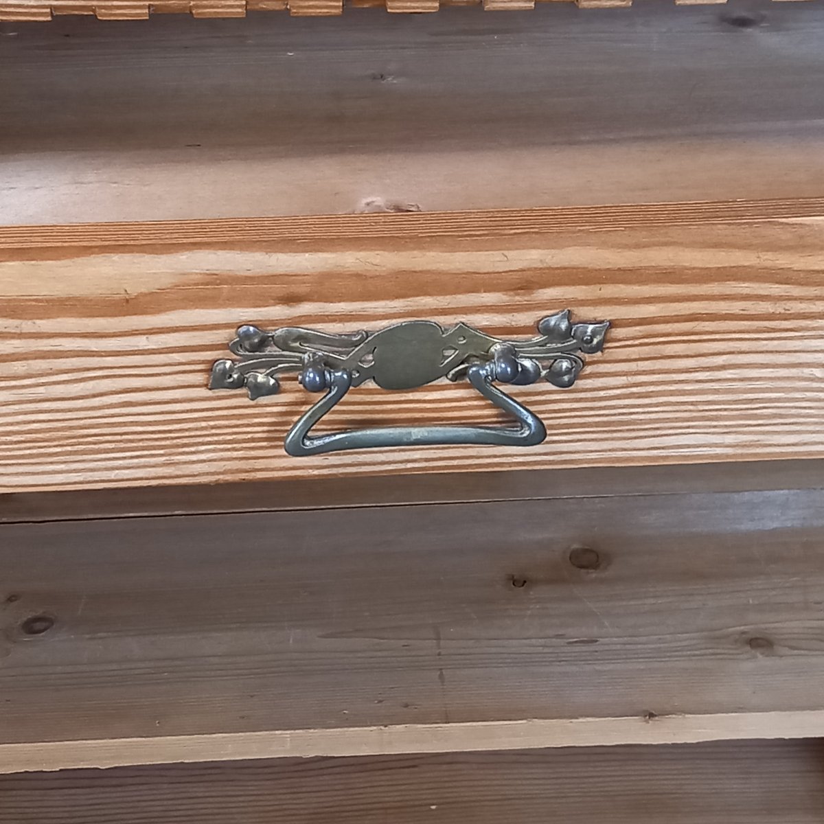 A Unique Piece Of Furniture Made Of Pine With Wood Carvings-photo-7