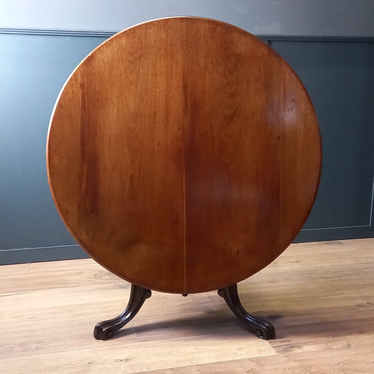 Antique Victorian Mahogany Coffee Table With A Tilting Top, Circa 1840-photo-2
