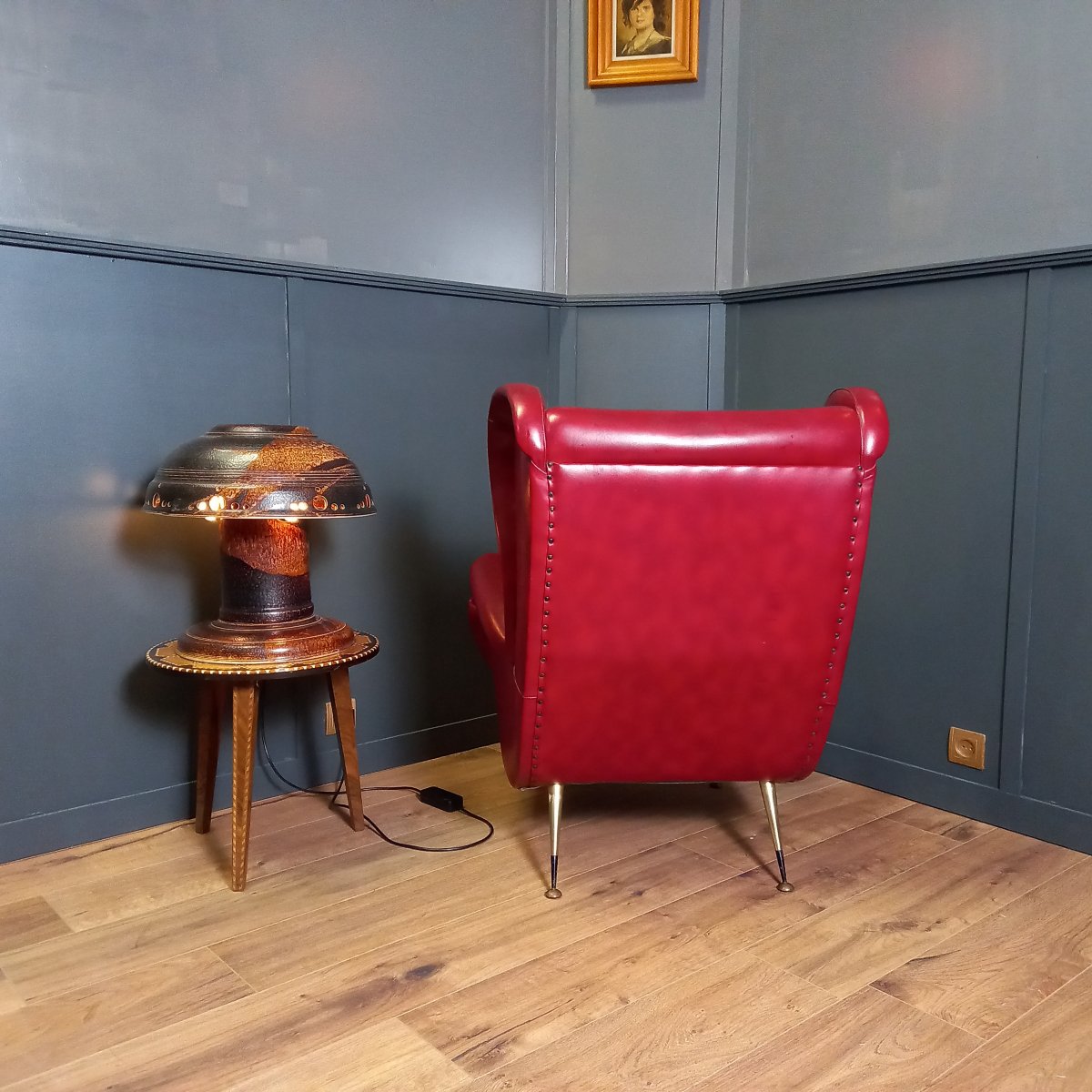 Fauteuil design italien vintage-photo-1