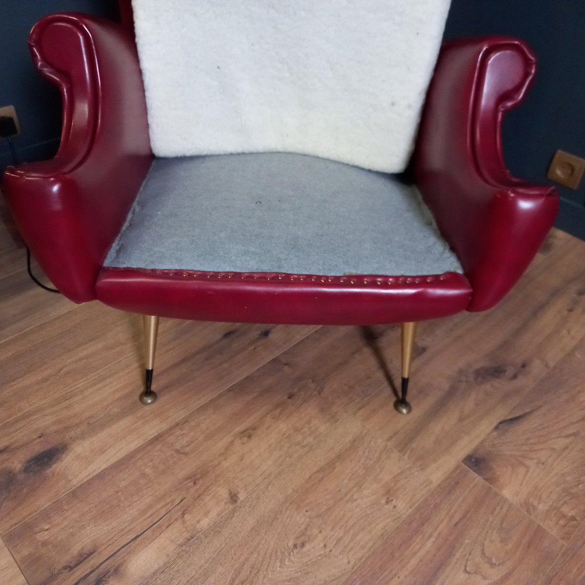 Fauteuil design italien vintage-photo-3