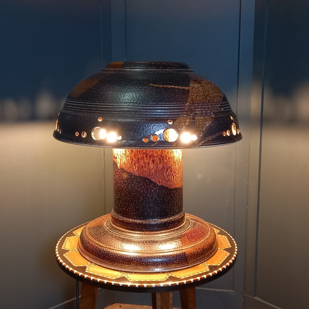 Lampe champignon vintage-photo-2