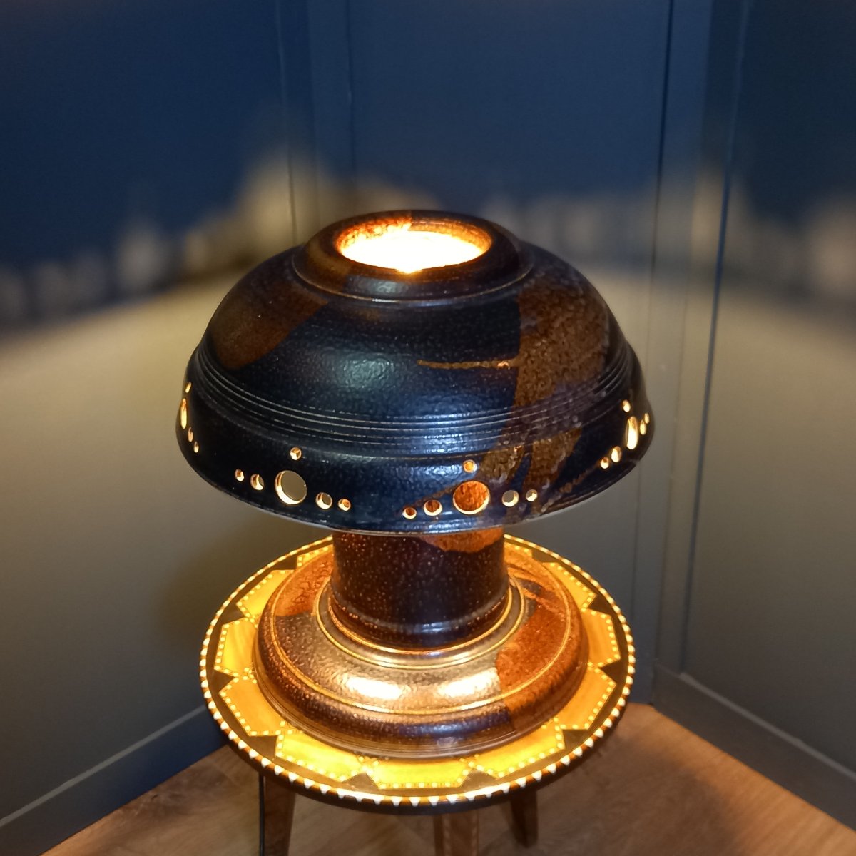Lampe champignon vintage-photo-3