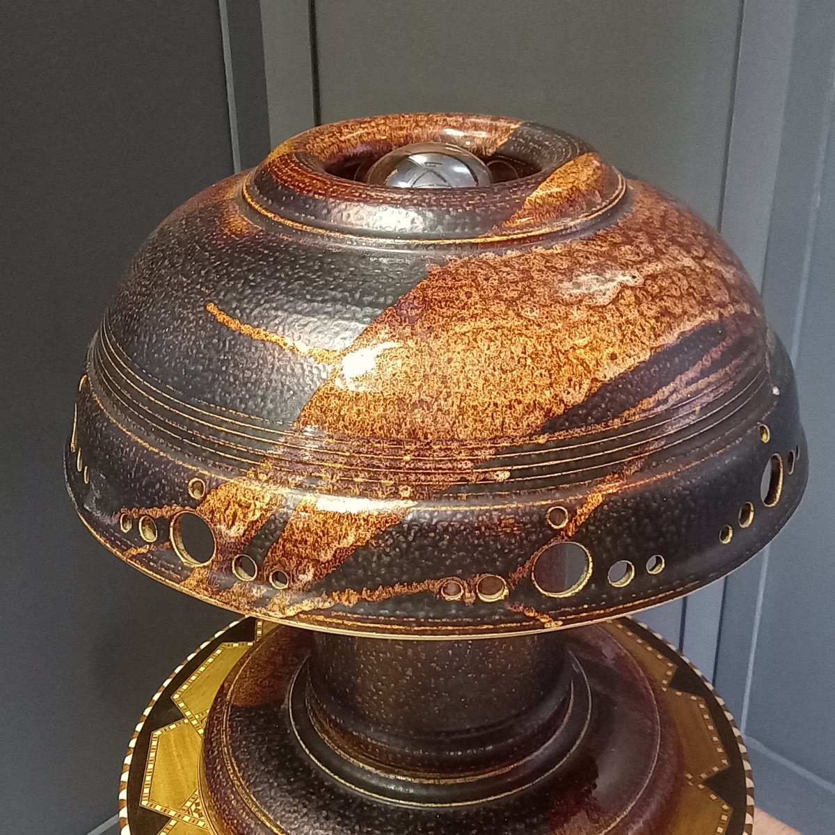 Lampe champignon vintage-photo-2