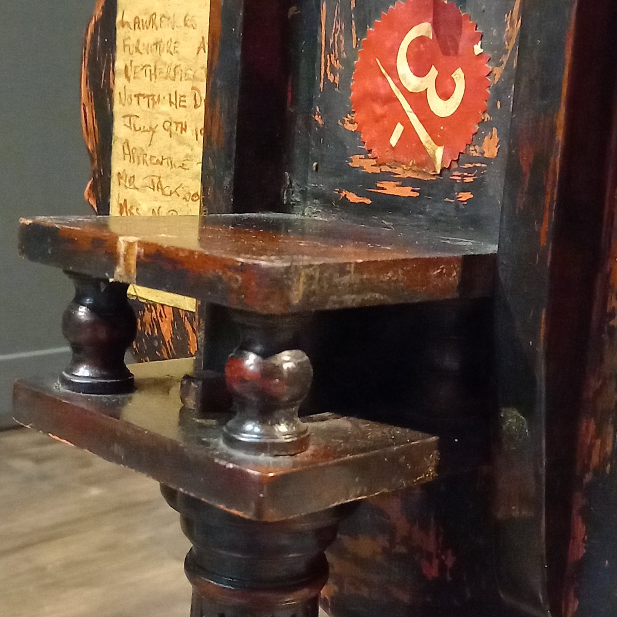 A Unique Georgian-style Mahogany Side Table With A Tilting Top.-photo-1