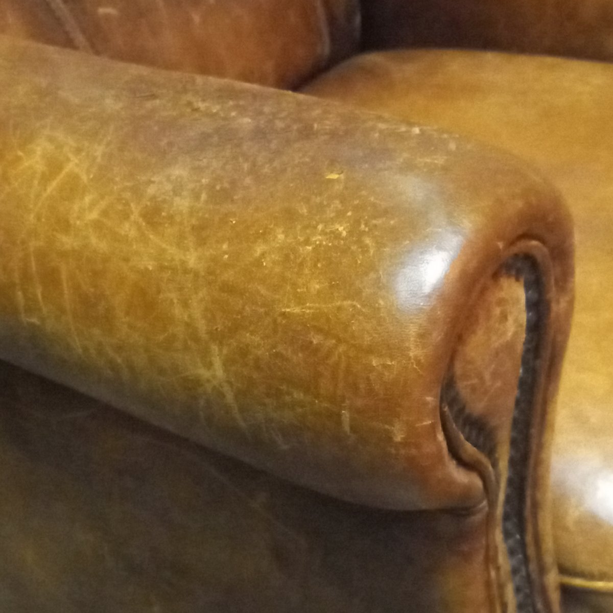 Sturdy Wingback Chair Made Of Sheepskin-photo-5