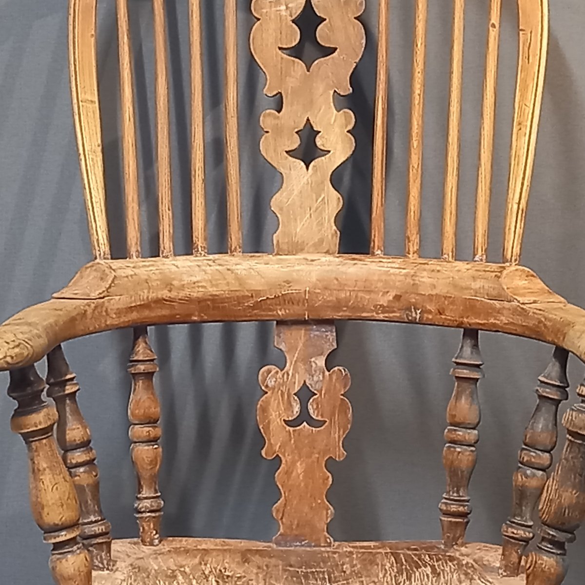 Antique English Windsor Chair-photo-4