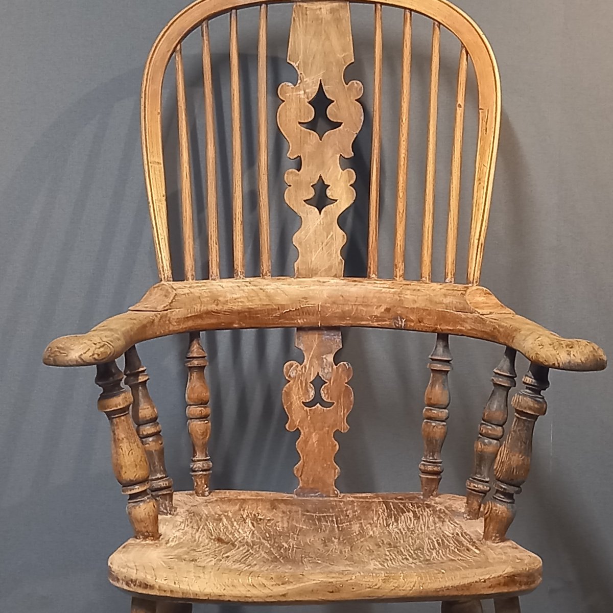 Antique English Windsor Chair-photo-5