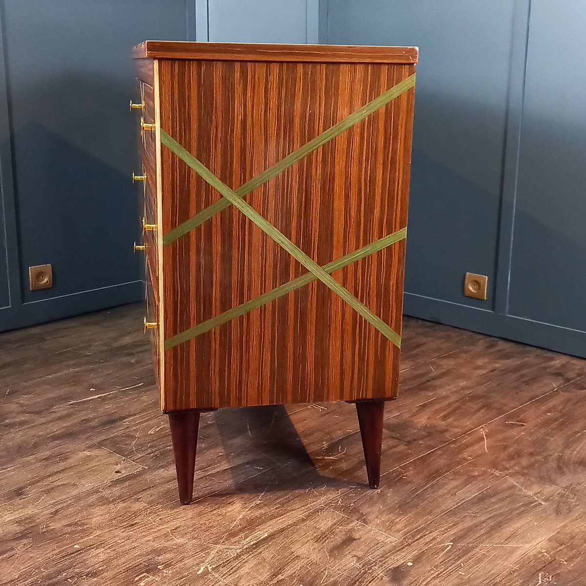Mid-20th-century Italian Chest Of Drawers, Gio Ponti Style-photo-3