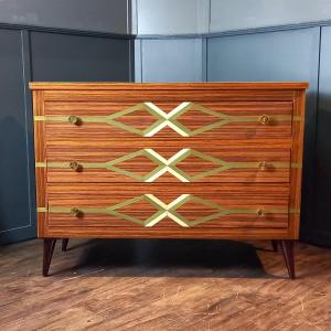 Mid-20th-century Italian Chest Of Drawers, Gio Ponti Style