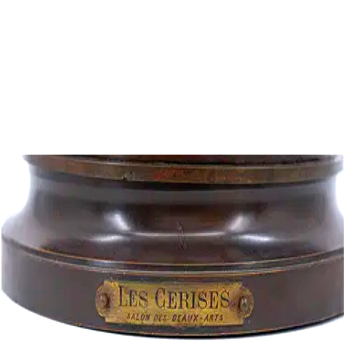 19 ieme bronze les cerises sig Math Moreau h 94 cm-photo-1