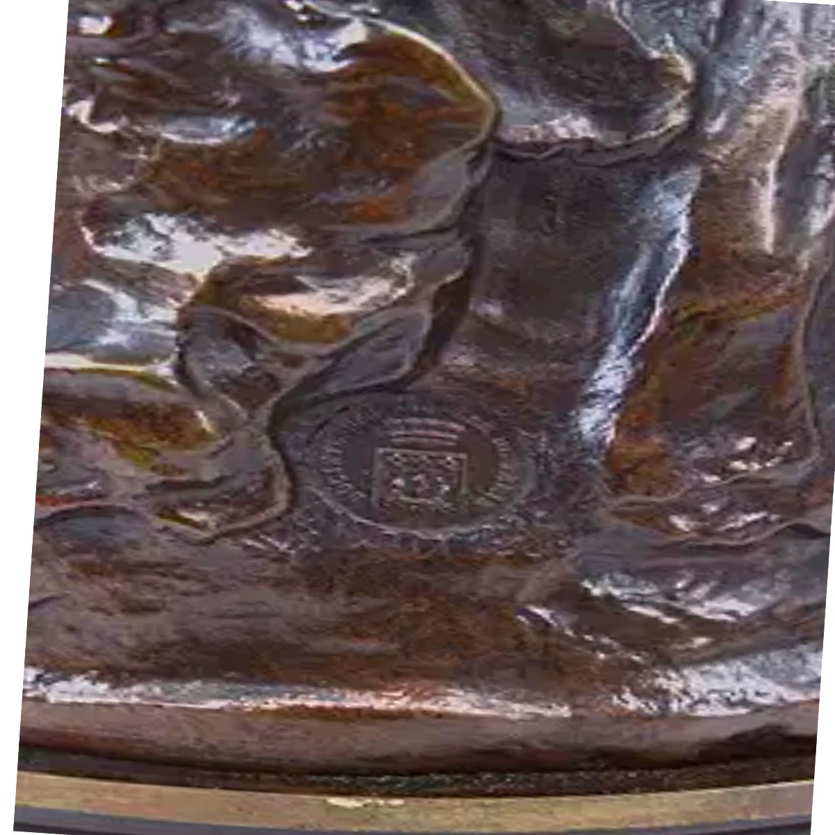 19 ieme bronze les cerises sig Math Moreau h 94 cm-photo-2
