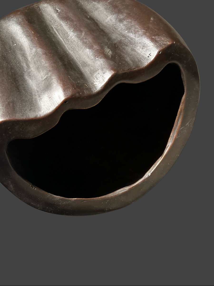 Un sigar en bronze avec cendrier 12/100-photo-3