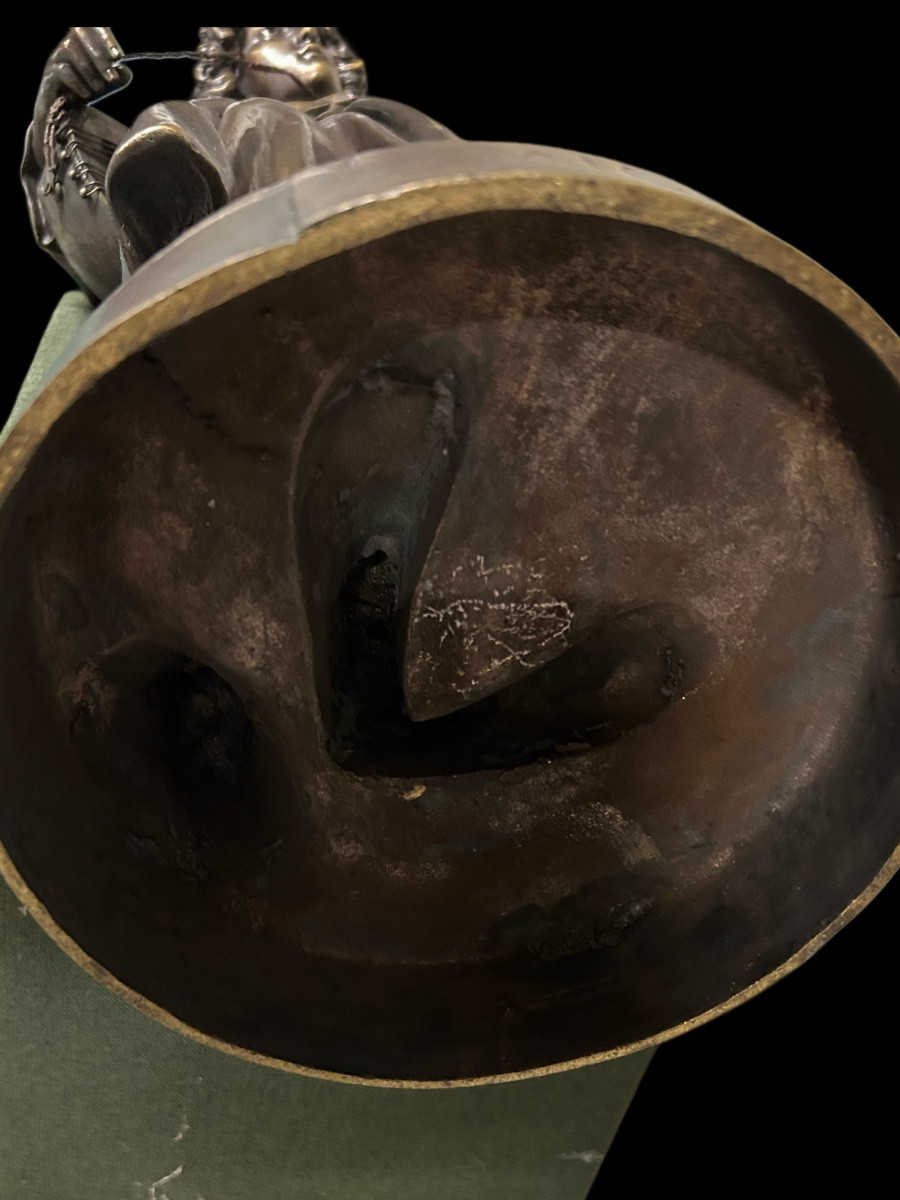 19ieme bronze sig Falguière mignon h 87cm-photo-2