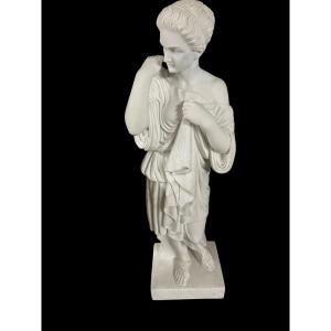 Carrara Marble, Signed "pugi Diana" By Gabii