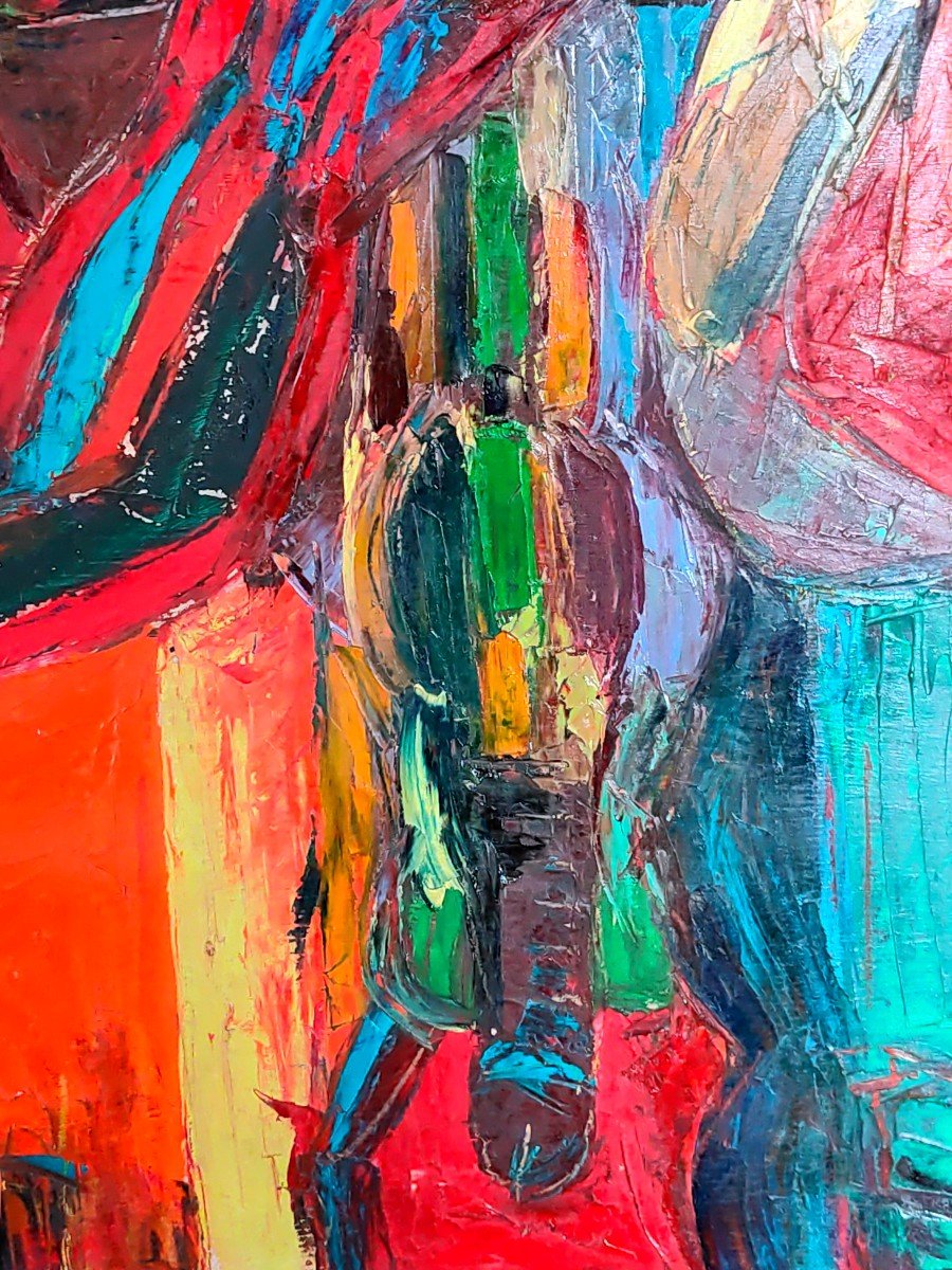 Tableau portrait nu par Patrick Boudon 1944 -2019-photo-1