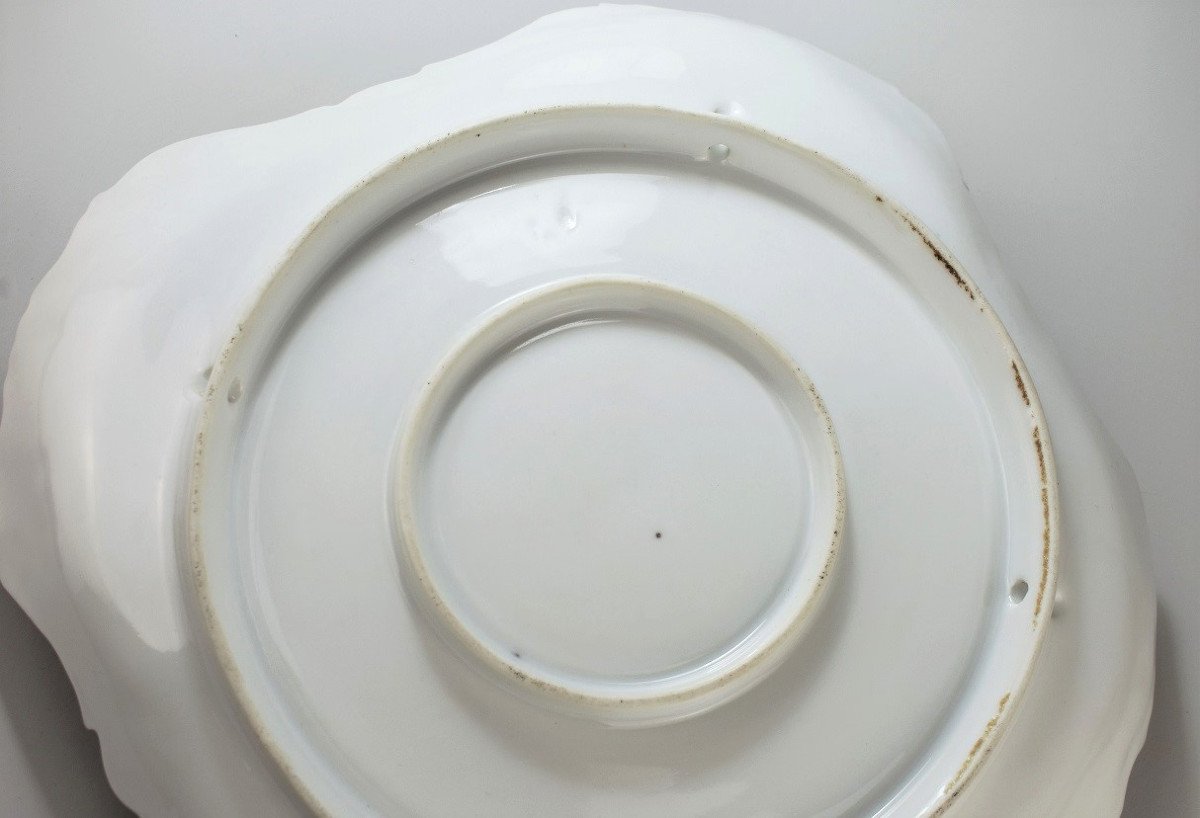 Plat En Porcelaine De Limoges.Fin XIXème-photo-7