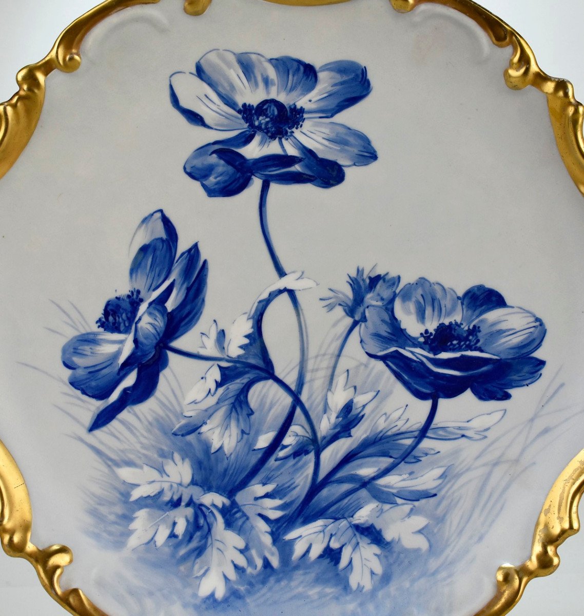 Grand Plat En Porcelaine De Limoges-photo-4