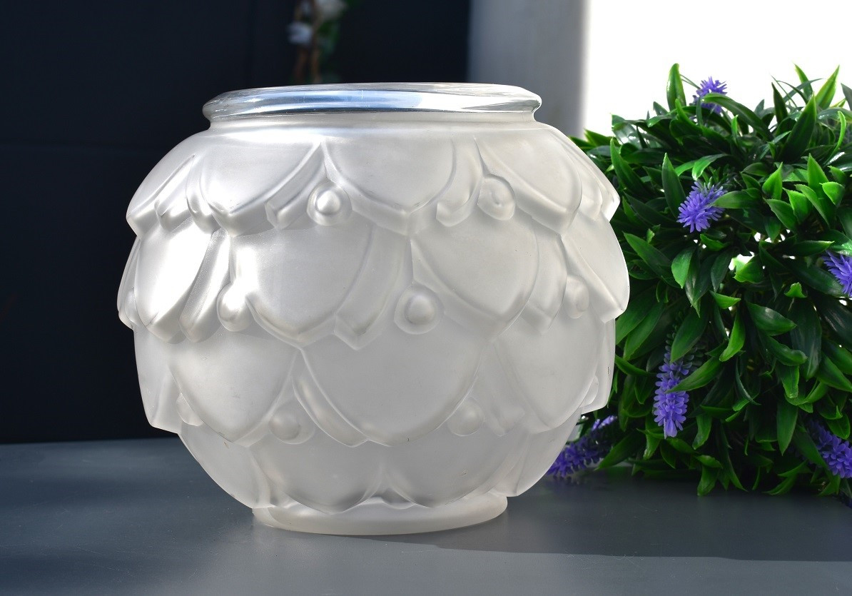 Sabino "peonies" Glass Vase