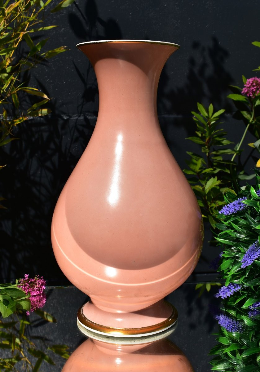 Porcelain Of Paris Vase. 19th Century-photo-1