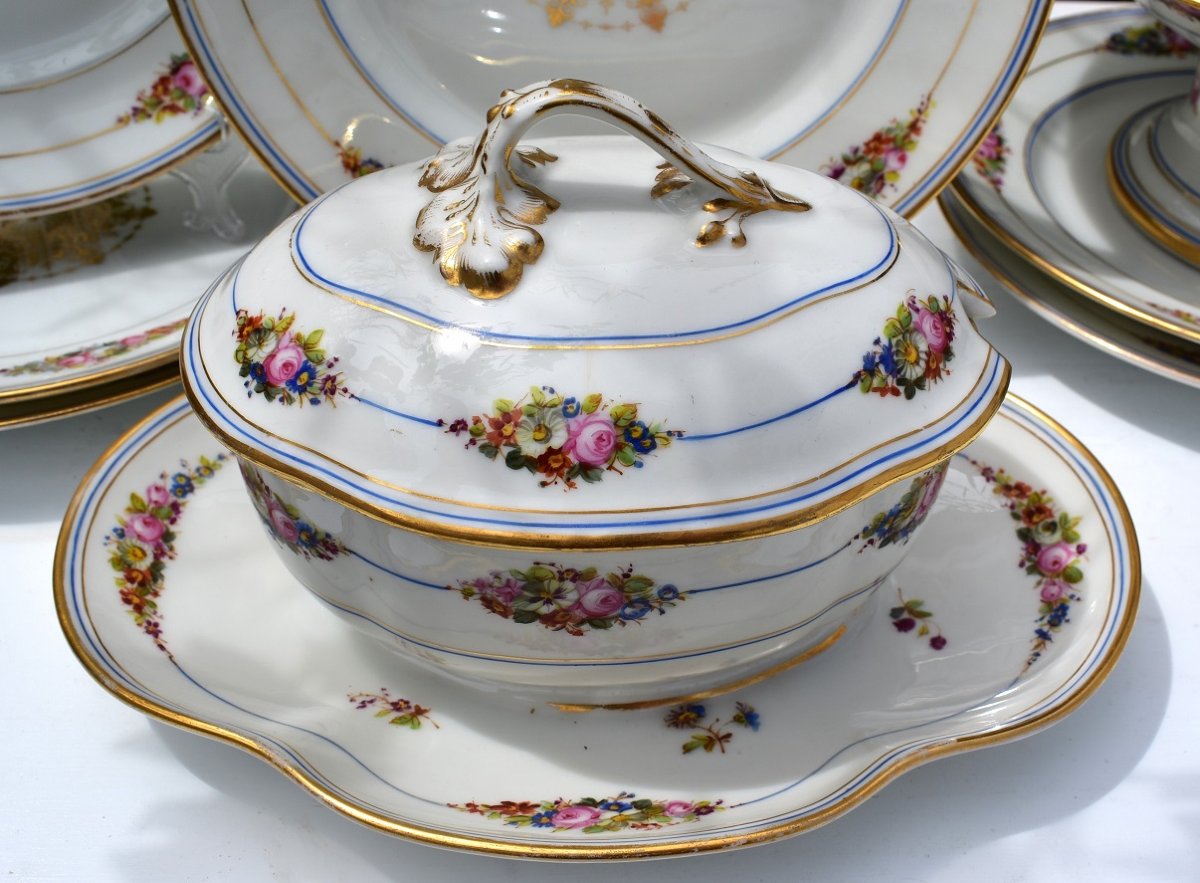 Service en Porcelaine. XIXème. Macé-photo-4