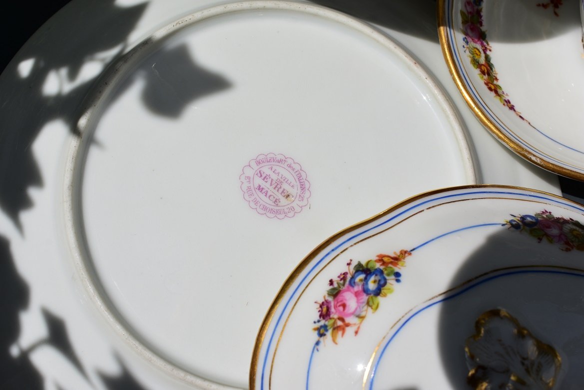 Service en Porcelaine. XIXème. Macé-photo-7