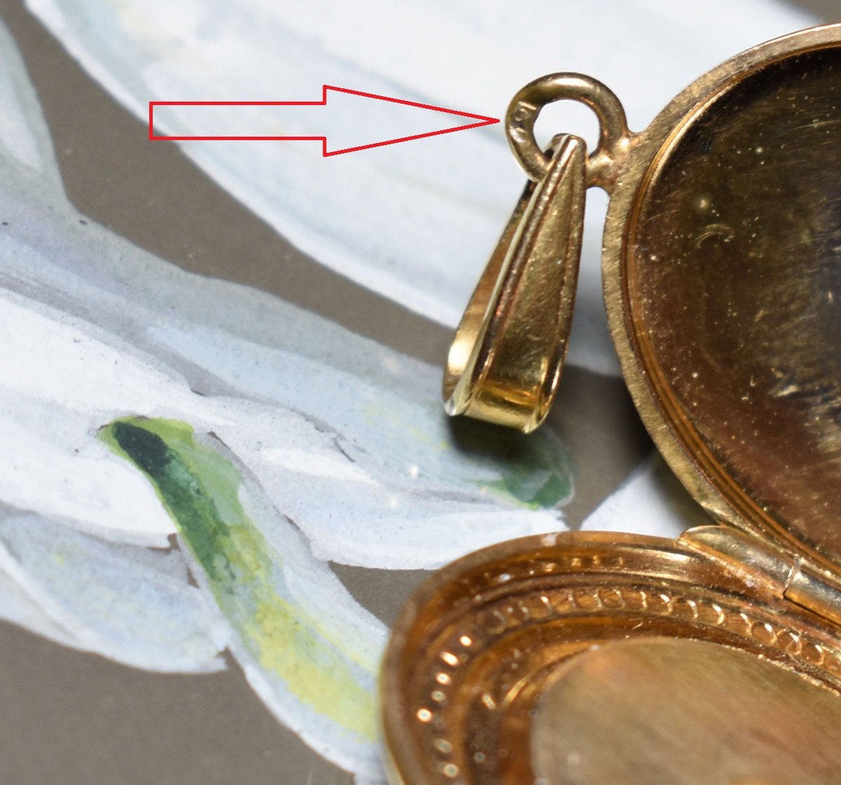 Pendentif Porte Photo en Or-photo-2
