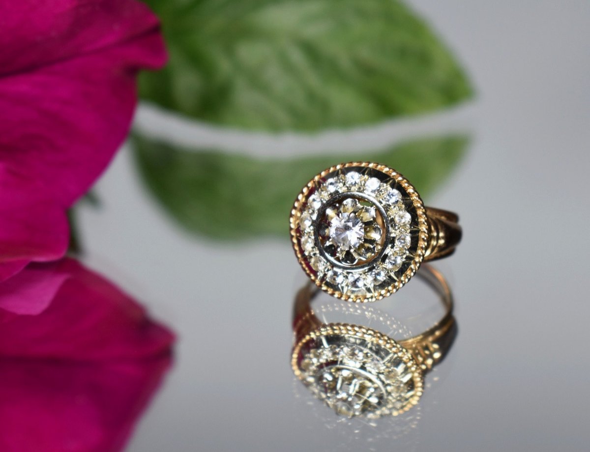 Bague En Or Et Diamants-photo-2