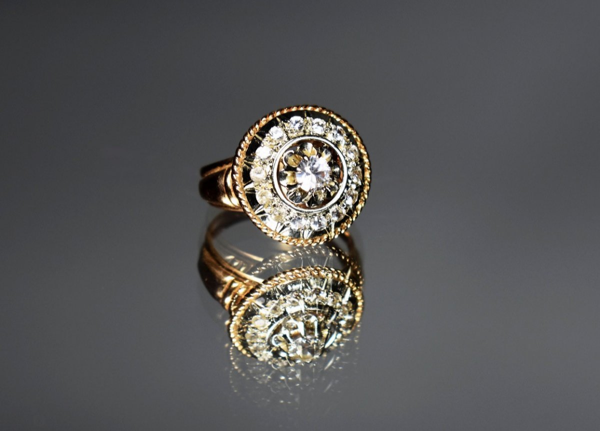 Bague En Or Et Diamants-photo-3
