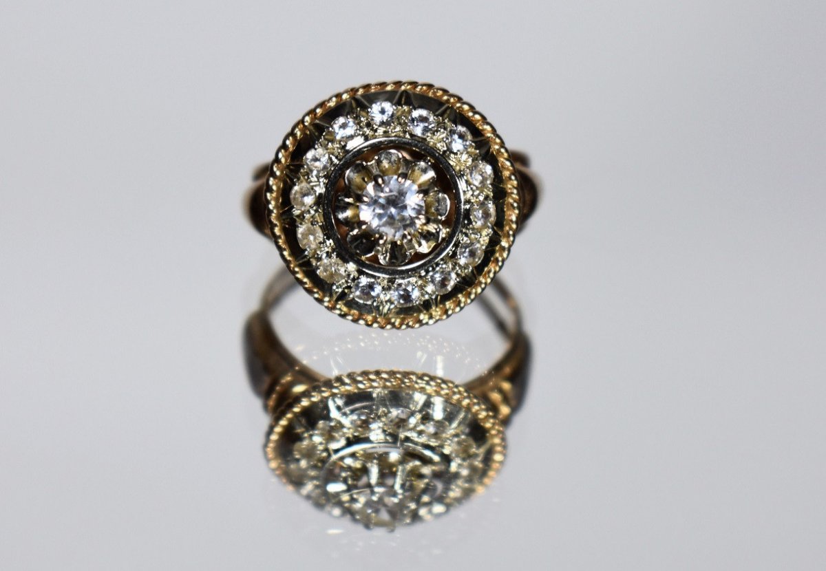 Bague En Or Et Diamants-photo-2