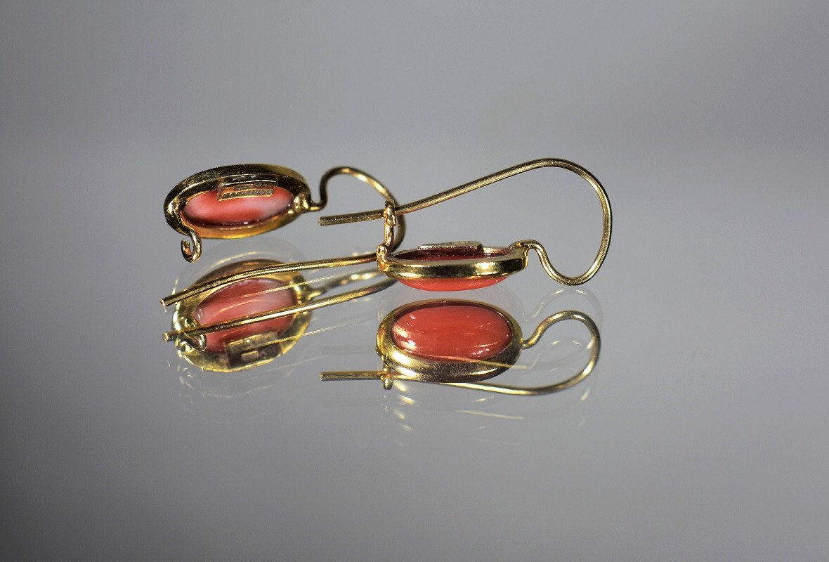 Boucles d'Oreilles  Corail-photo-1