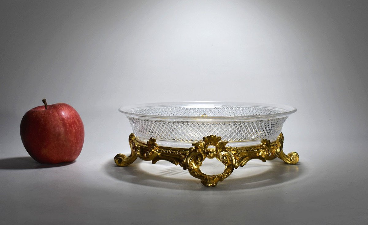 Coupe A Fruit En Cristal De Baccarat-photo-3