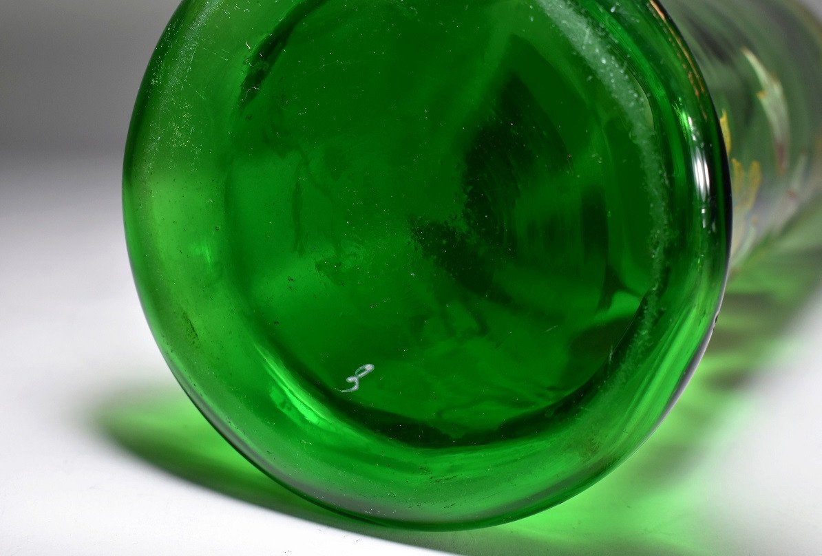 Vase En Verre émaillé, Legras-montjoye Saint- Denis, 1900-photo-6