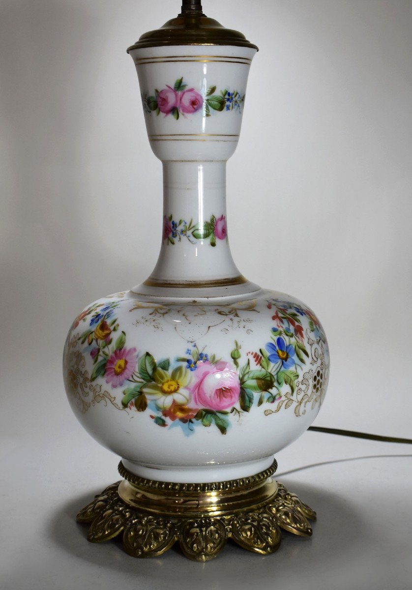 Paris Porcelain Lamp. XIX Th-photo-3