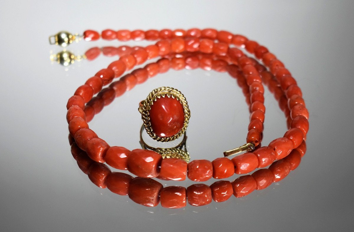 Sciacca Sicily Coral Necklace-photo-6