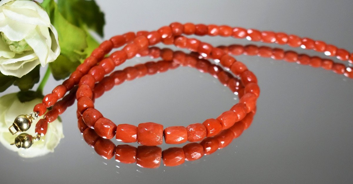 Sciacca Sicily Coral Necklace