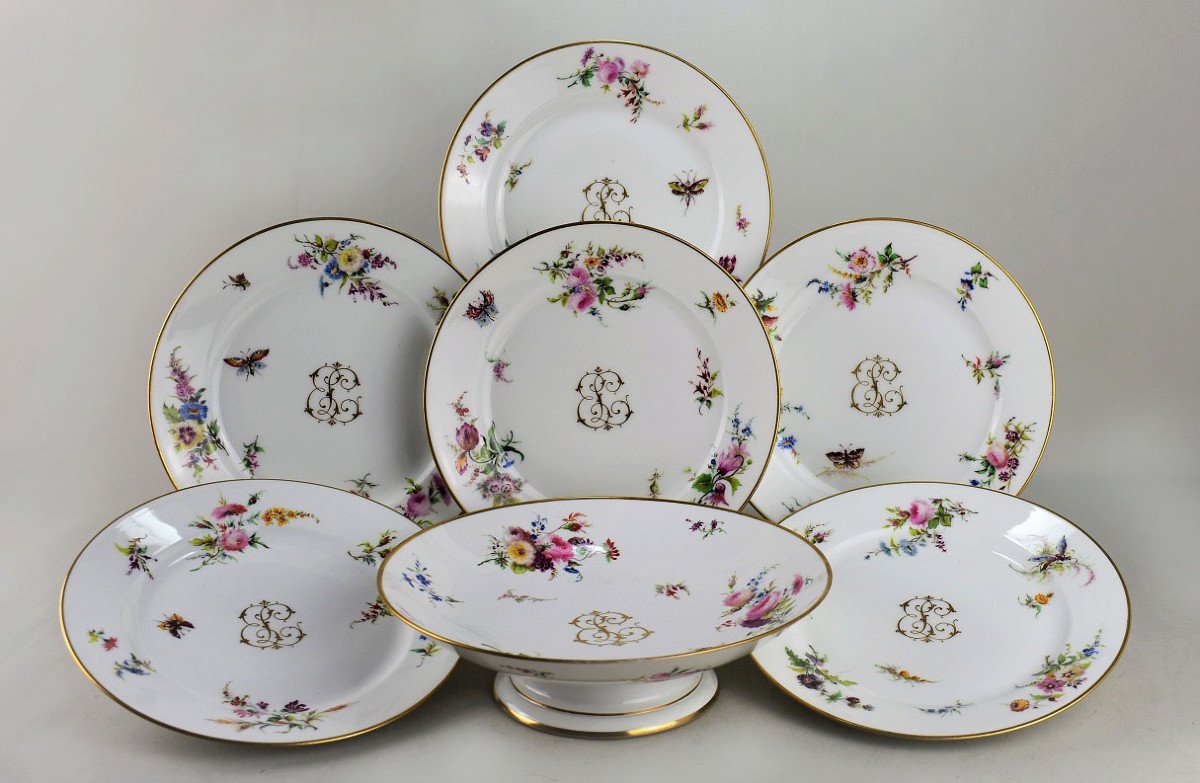 Service à Dessert en Porcelaine De Sèvres. 1872-photo-2