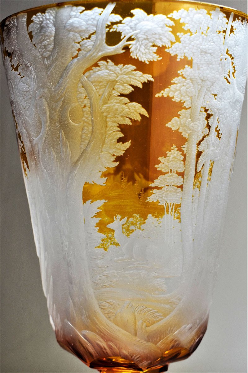 Large Bohemian Crystal Drageoir. Late Nineteenth-photo-2