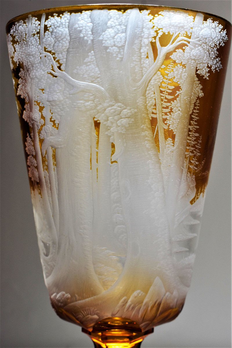 Large Bohemian Crystal Drageoir. Late Nineteenth-photo-3