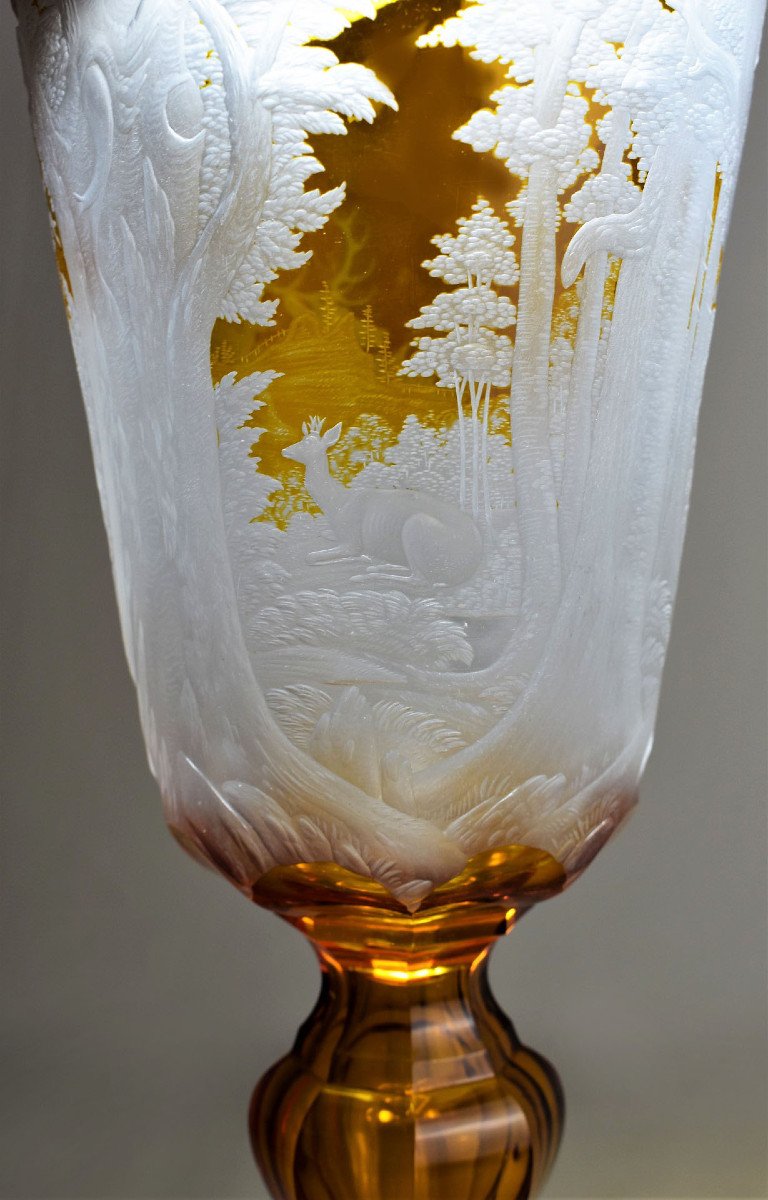 Large Bohemian Crystal Drageoir. Late Nineteenth-photo-4