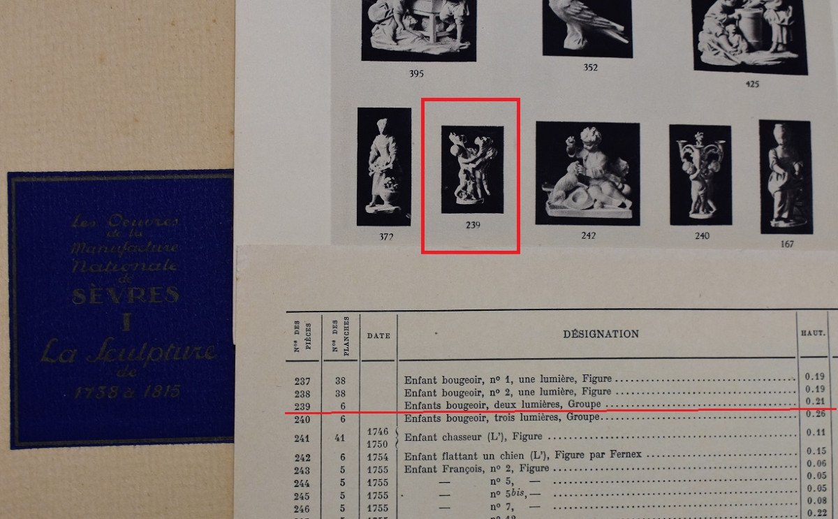 Candlestick In Sèvres Porcelain Biscuit. XIXth-photo-8