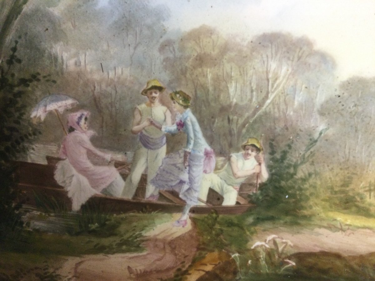 Polychrome Ceramic, Signed A. Gontier, Late 19th.-photo-3