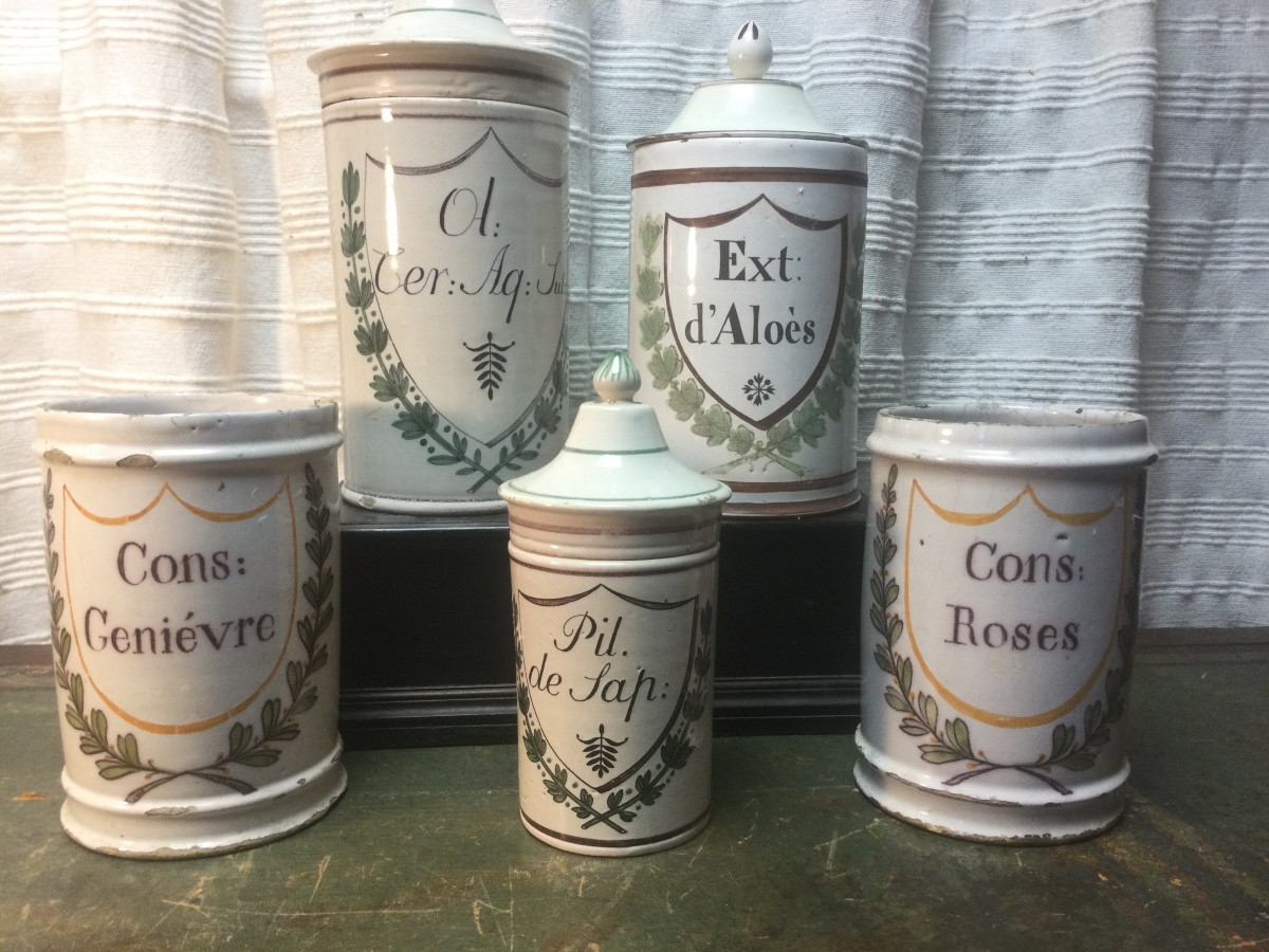 Pharmacy Jars, 19th Century