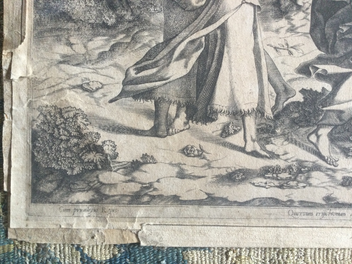 Dance Of The Dryads Around An Oak Tree, Boyvin, 16th Century.-photo-2