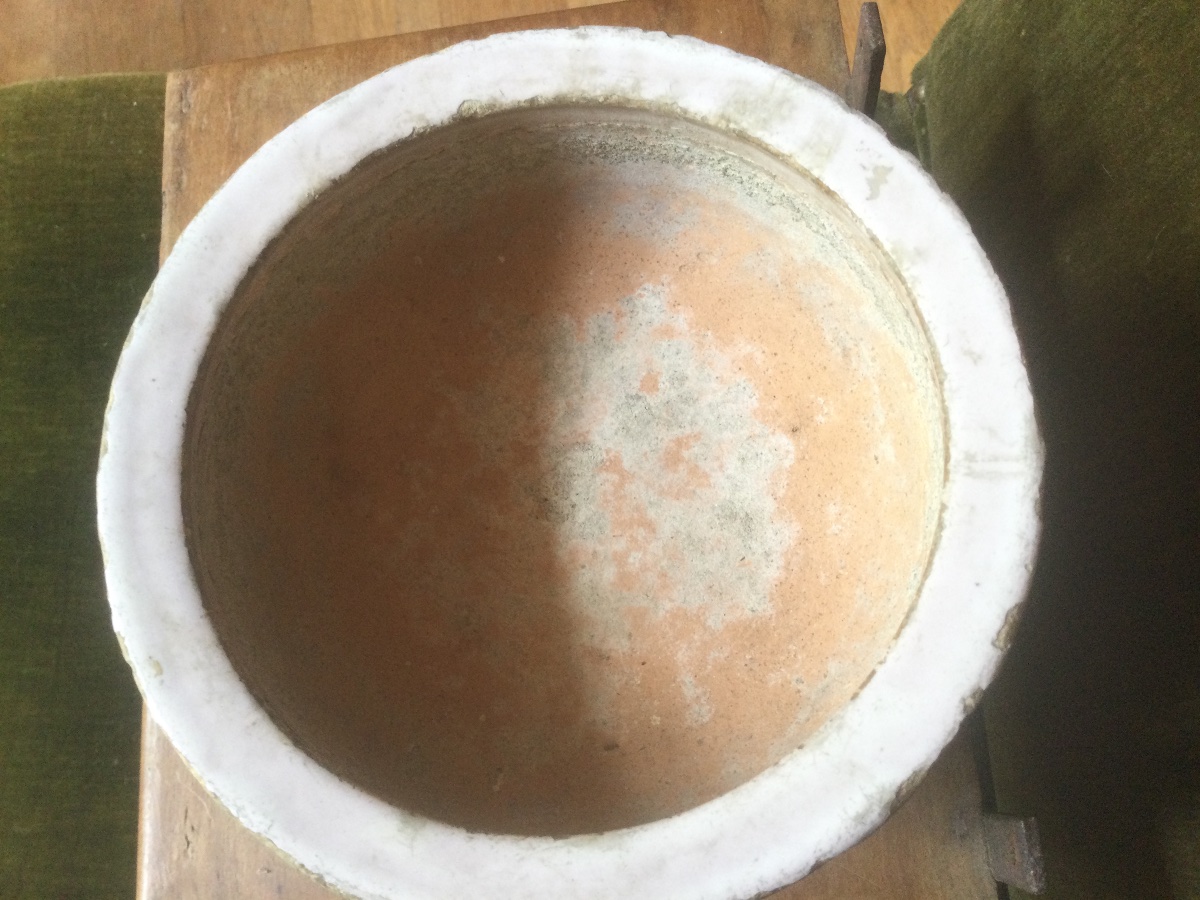 Pharmacy Mortar, Nevers, Early 19th Century.-photo-2