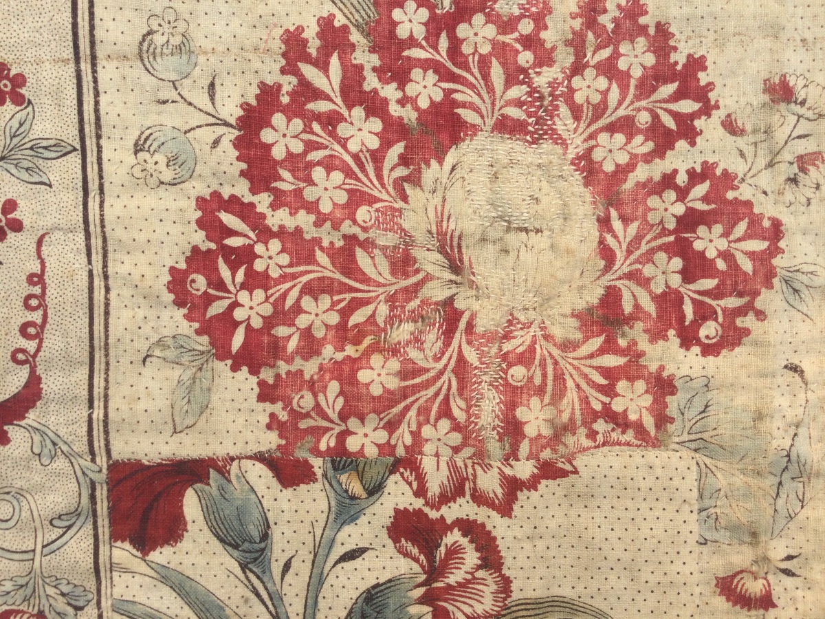 Tissus imprimé, Beautiran, Chef De Pièce, 18ème siècle.-photo-4