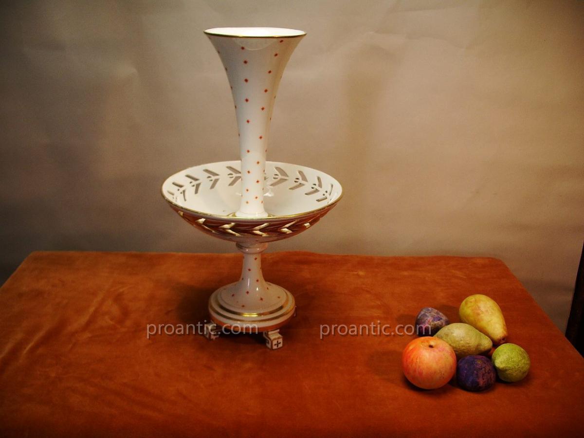 Coupe à Fruit, Porcelaine,19ème.-photo-2