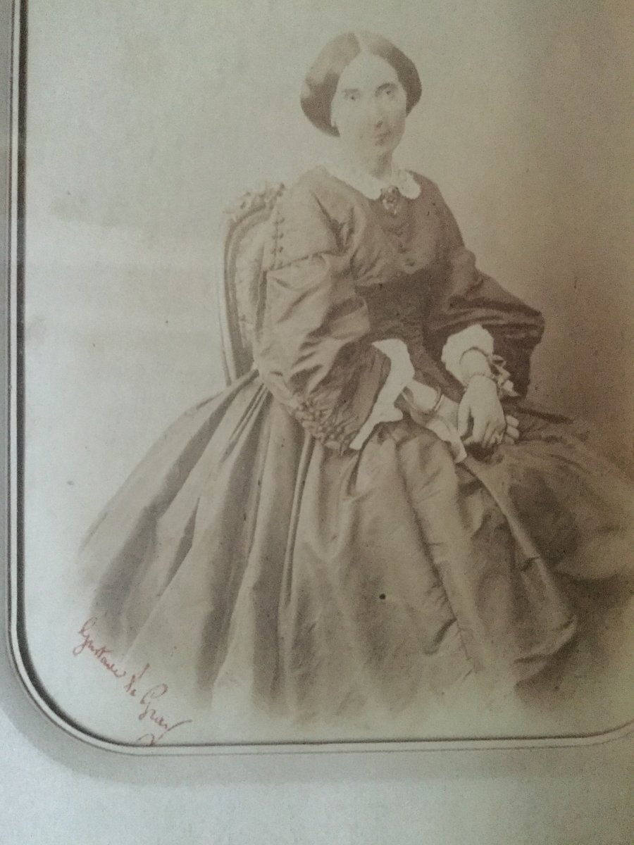 Le Gray, Portrait De Femme, Photographie, 19ème Siècle.-photo-2