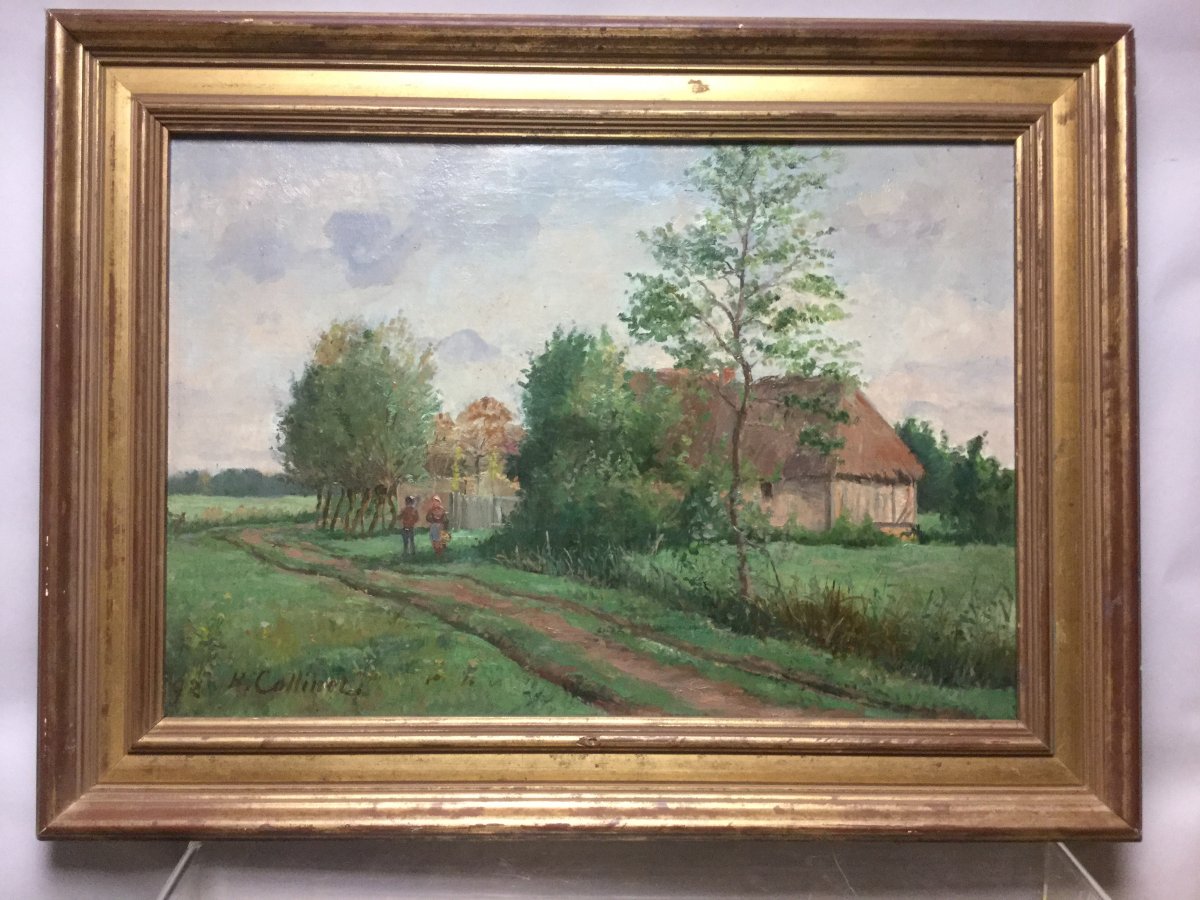 Norman Landscape, Oil On Canvas, 19th.